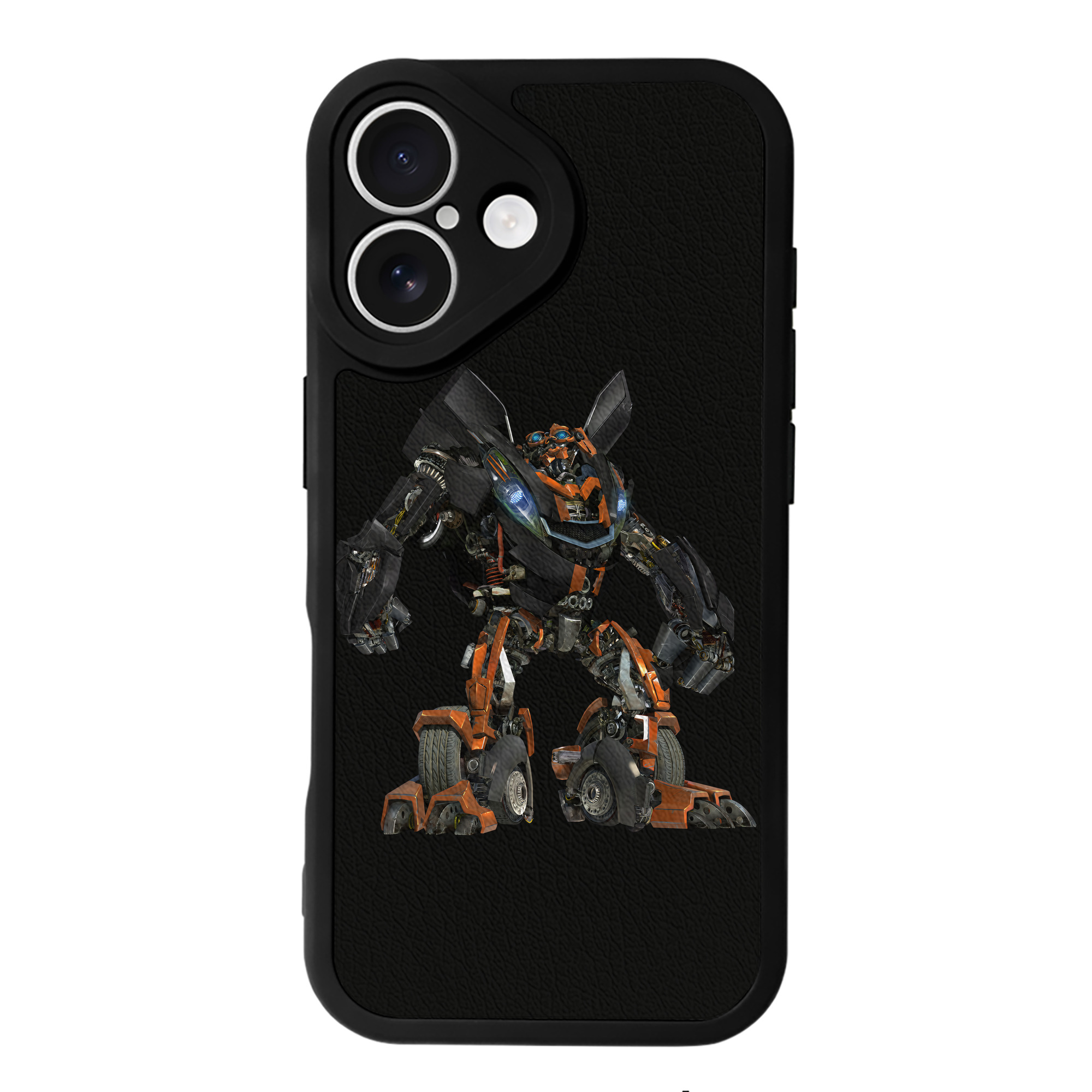 （画像用） Transformers トランスフォーマー 【iPhone 16シリーズ対応】シリコンスマホケース（レザー調） 材質：シリコン